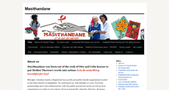 Desktop Screenshot of masithandane.org