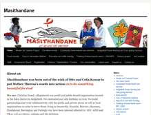 Tablet Screenshot of masithandane.org